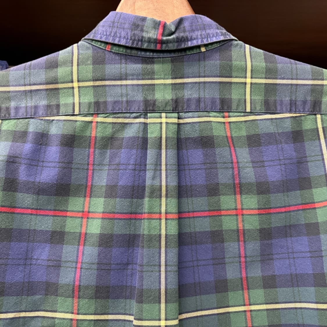 폴로 신형라벨 클래식핏 로고포켓 타탄체크 옥스포드 셔츠 N333 상품이미지7