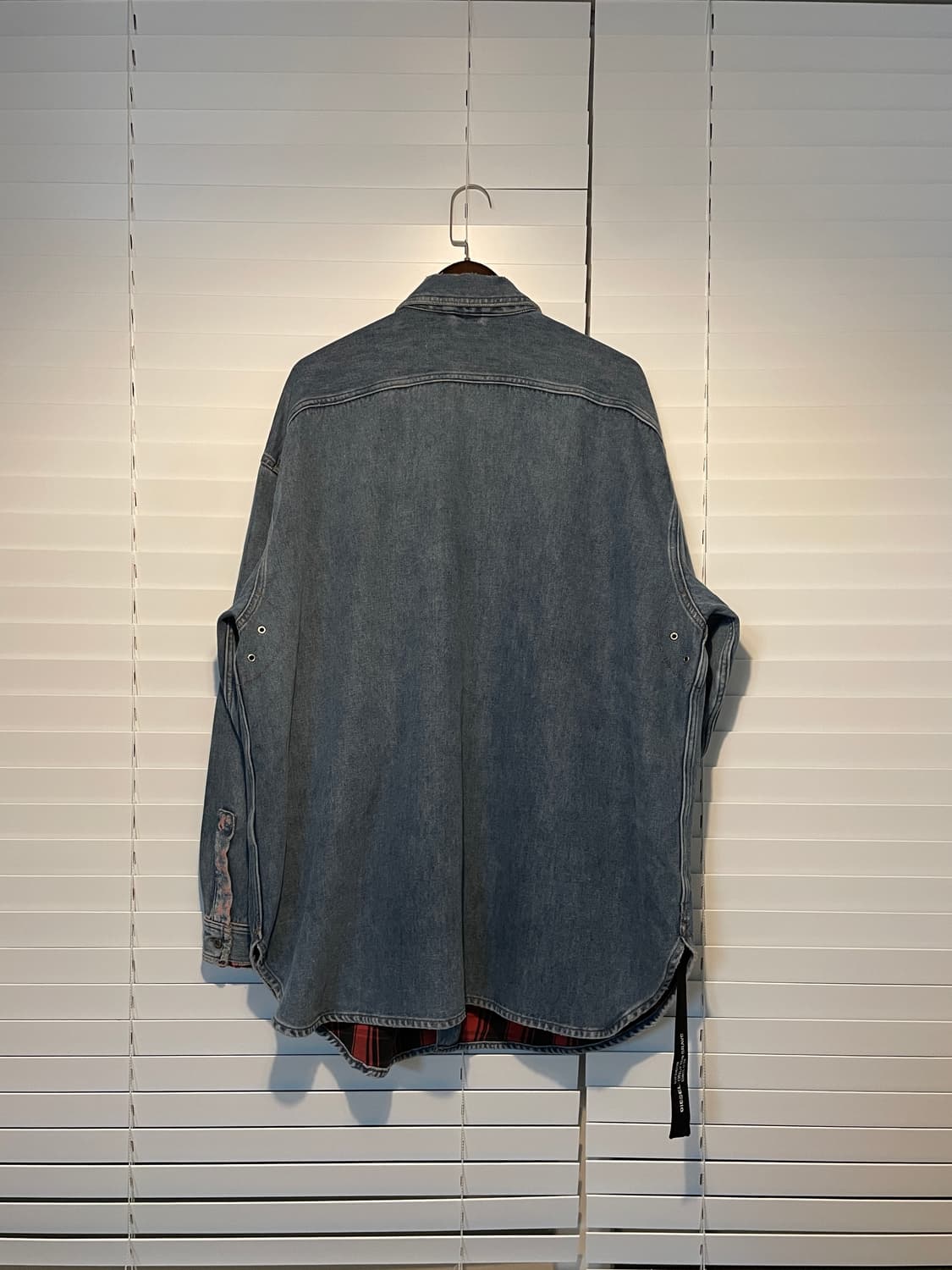 디젤 디스트로이드 레이어드 셔츠 자켓 상품이미지6