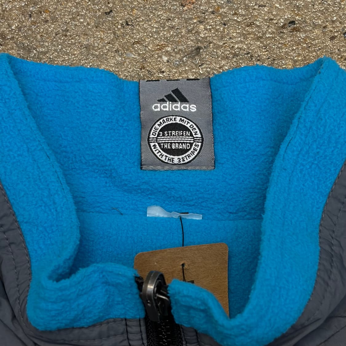 90s USA 빈티지 아디다스 양면 후리스 플리스 바람막이 상품이미지8
