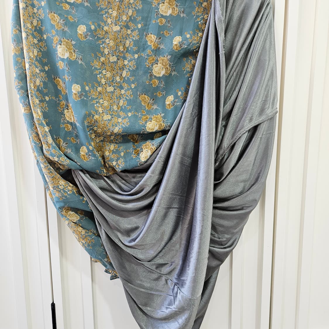 엑시즈팜(axes femme) 로즈 프린트 쉬폰 원피스 상품이미지8