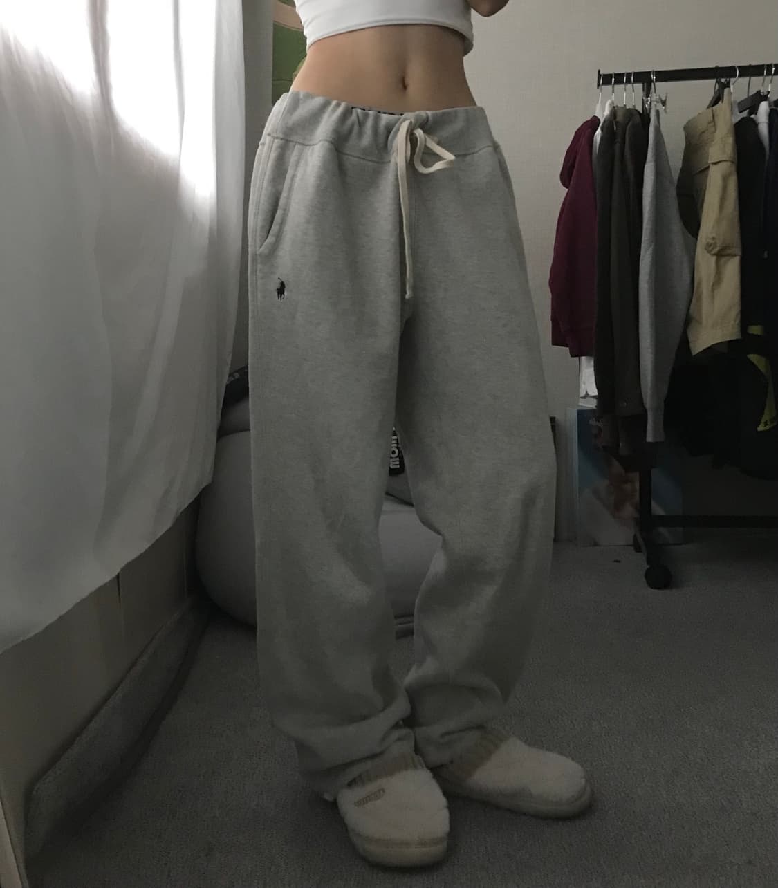 폴로 그레이 트레이닝팬츠 상품이미지2