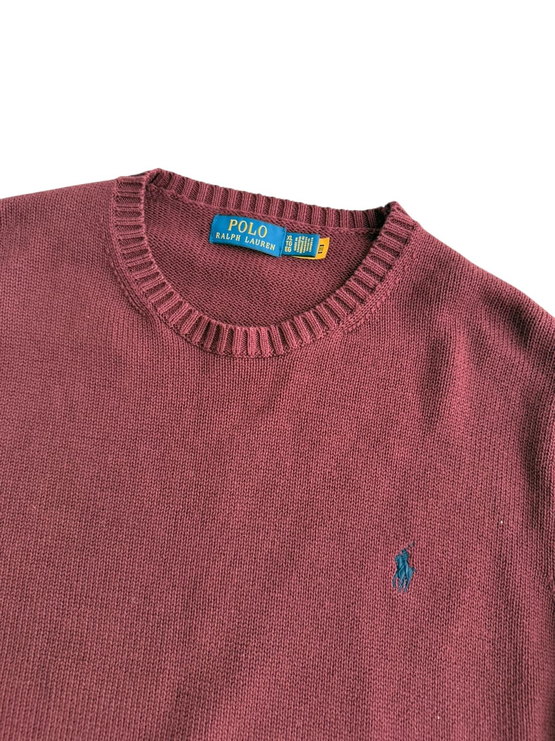 폴로 버건디 니트 상품이미지8