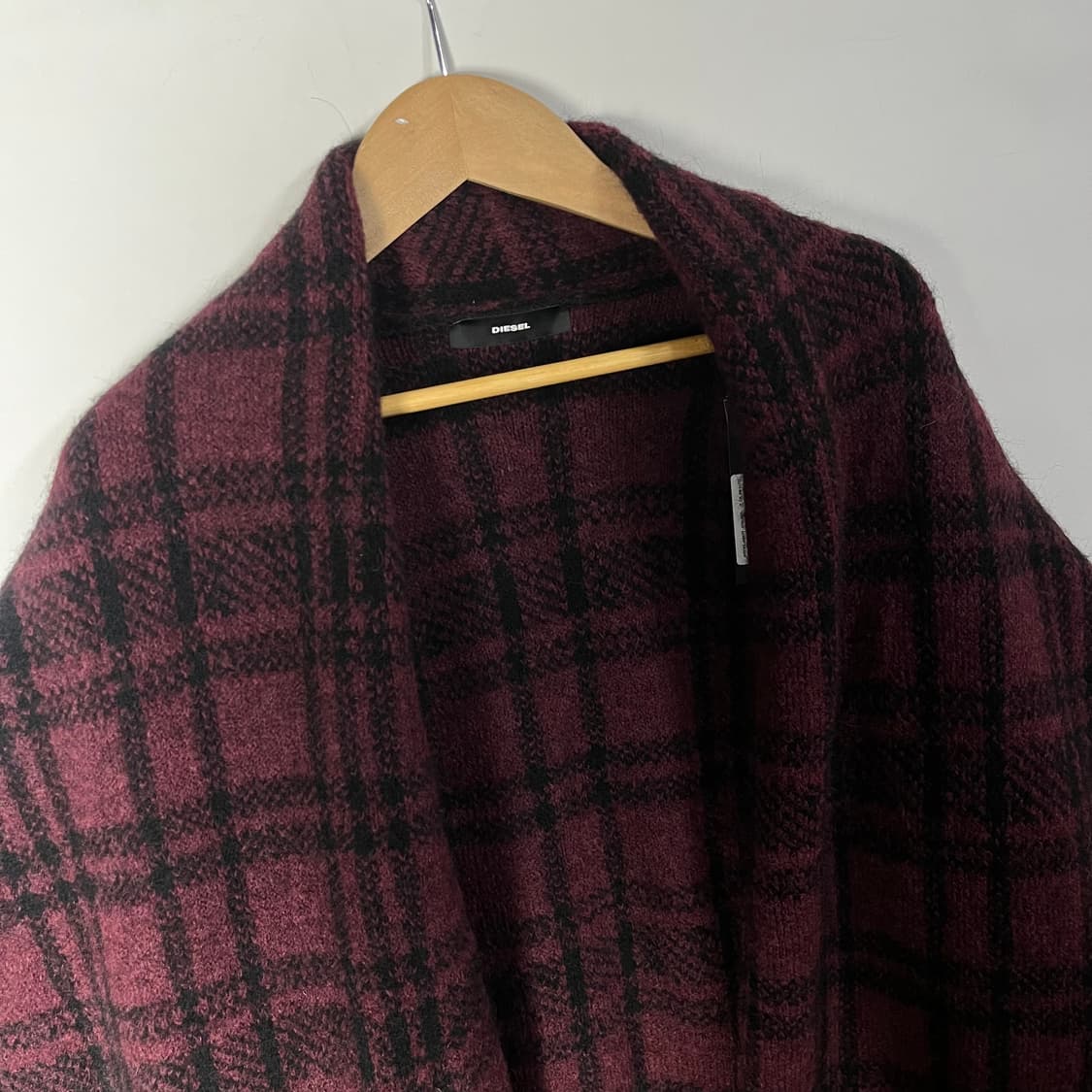[Diesel] 디젤 머플러 니트 코트 상품이미지2