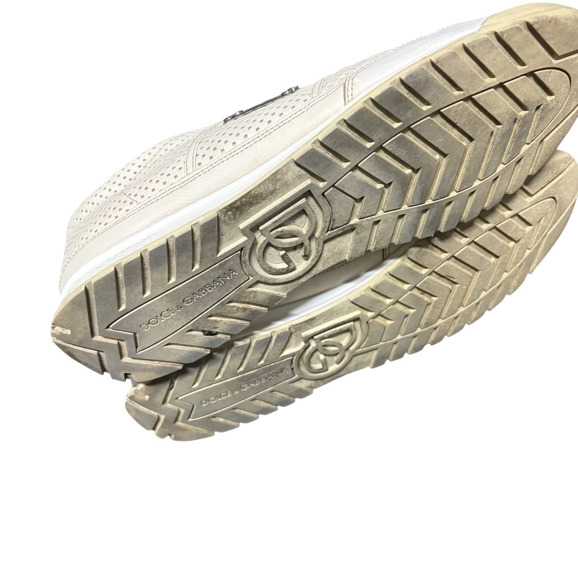 돌체앤가바나 메탈 로고 레더 트레이너 스니커즈 10 280 상품이미지5