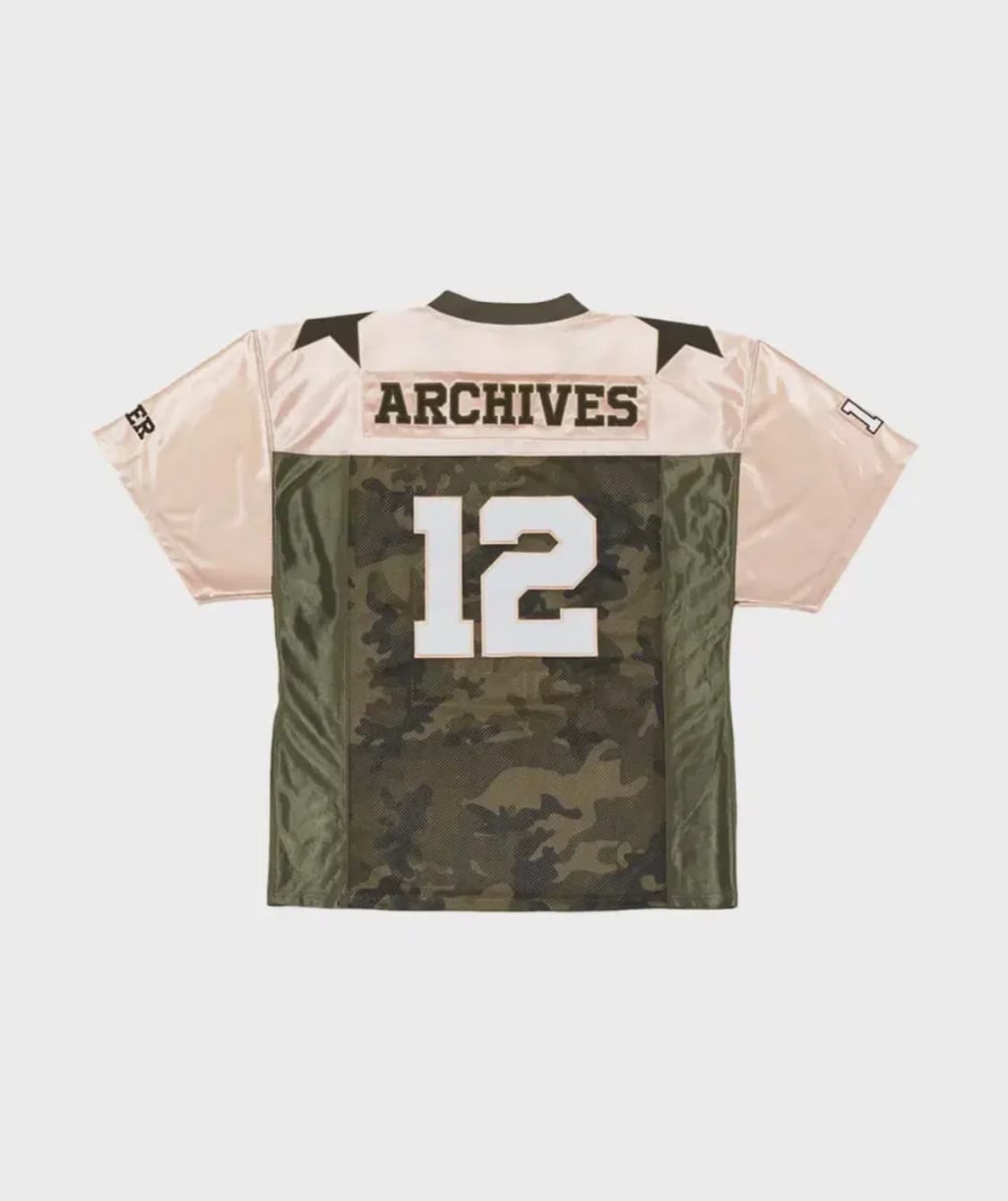 새상품) 2000아카이브스 풋볼 티셔츠 (코랄-카모) 상품이미지2