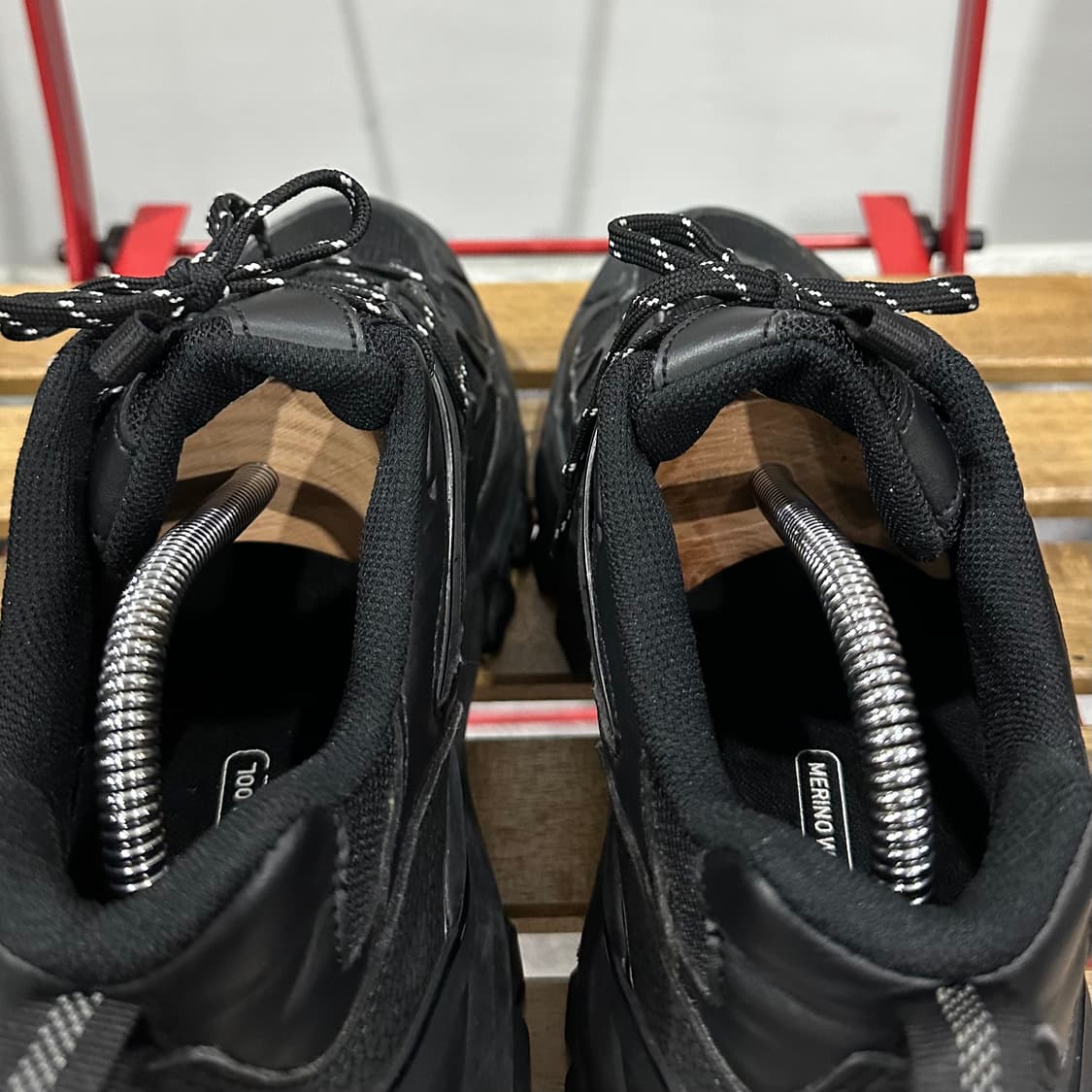 260) 노스페이스 스니커즈 남성 남지 트레킹화 헥사 V2 블랙 상품이미지5