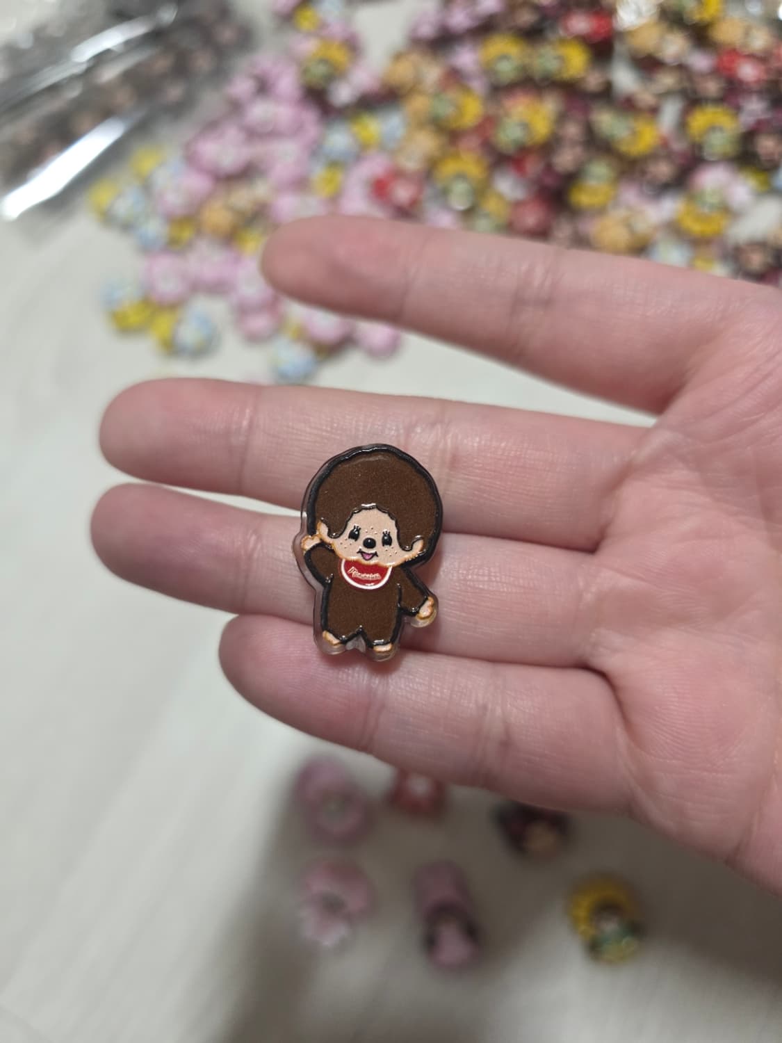 볼펜꾸미기,키링만들기 몬치치 파츠 8종 상품이미지8