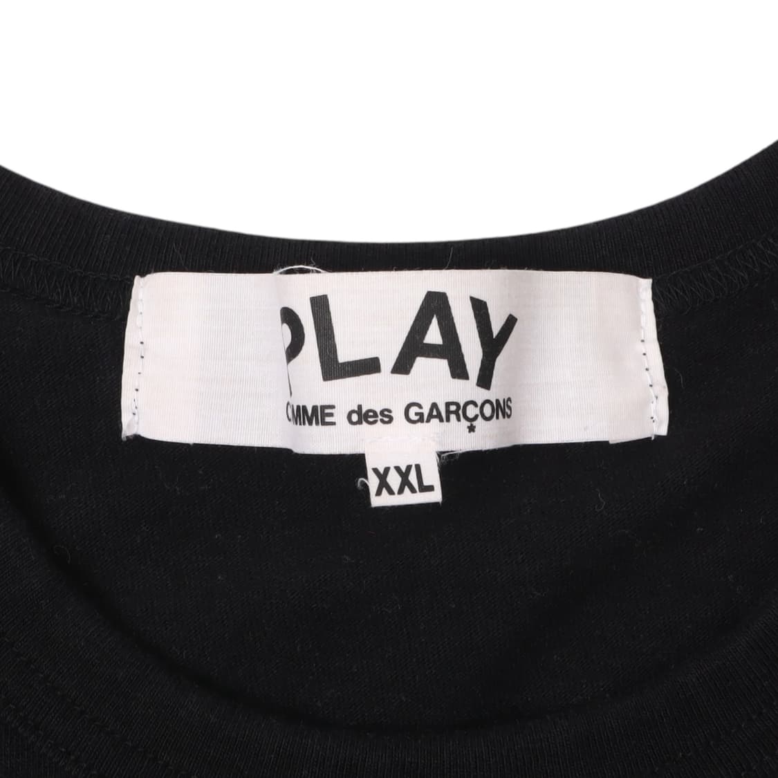 꼼데가르송 하트 와펜 블랙 티셔츠 상품이미지8