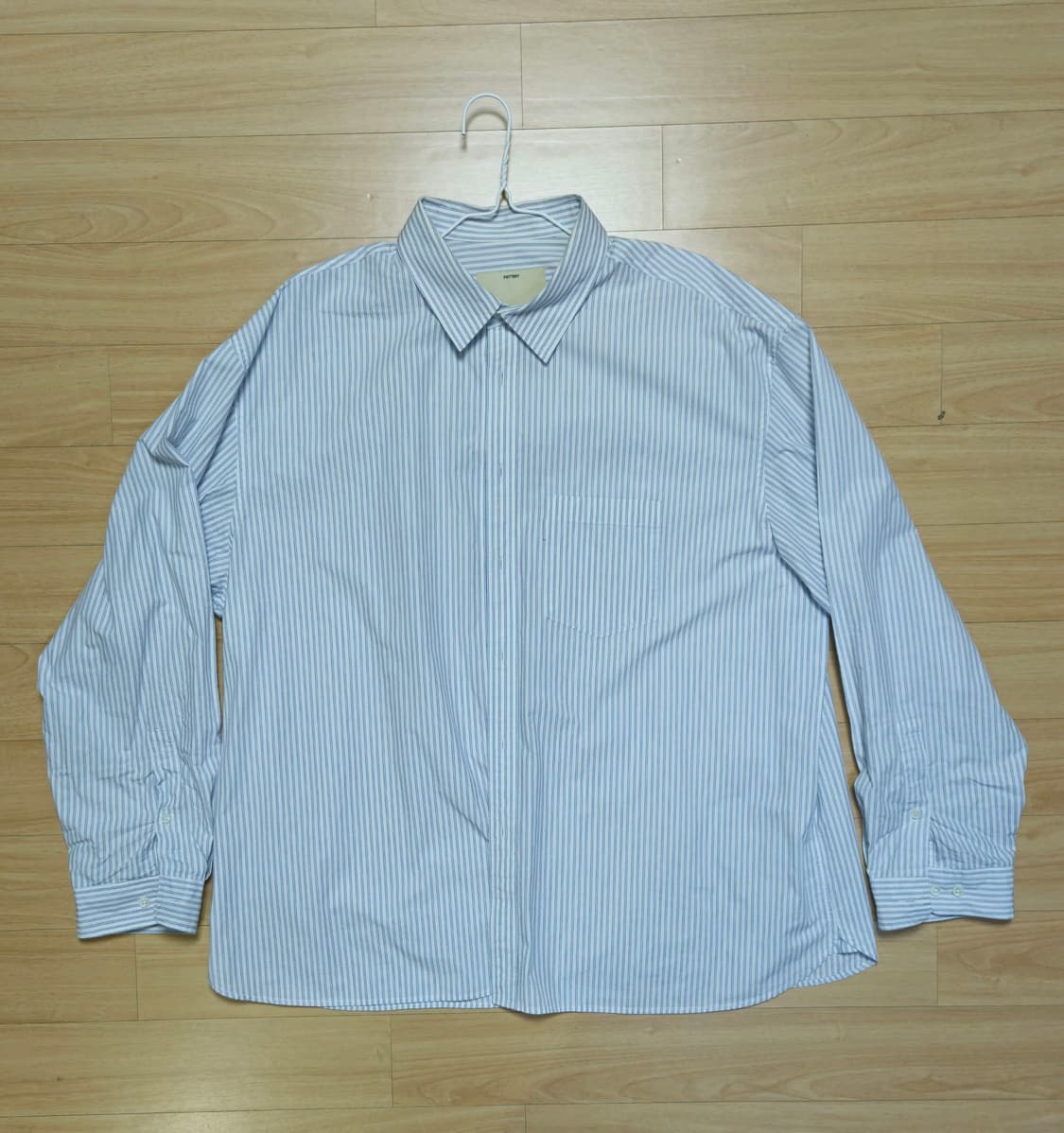 포터리 컴포트 셔츠 블루 스트라이프 사이즈4 상품이미지1