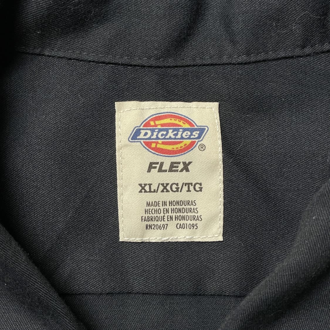 DICKIES 디키즈 빈티지 블랙 플랩포켓 반팔 워크셔츠 A01050 상품이미지9