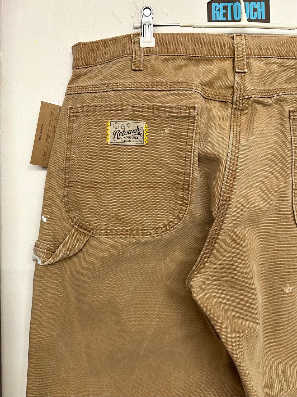 디키즈 캔버스 워크팬츠 ‘거미줄 커스텀’ 상품이미지6