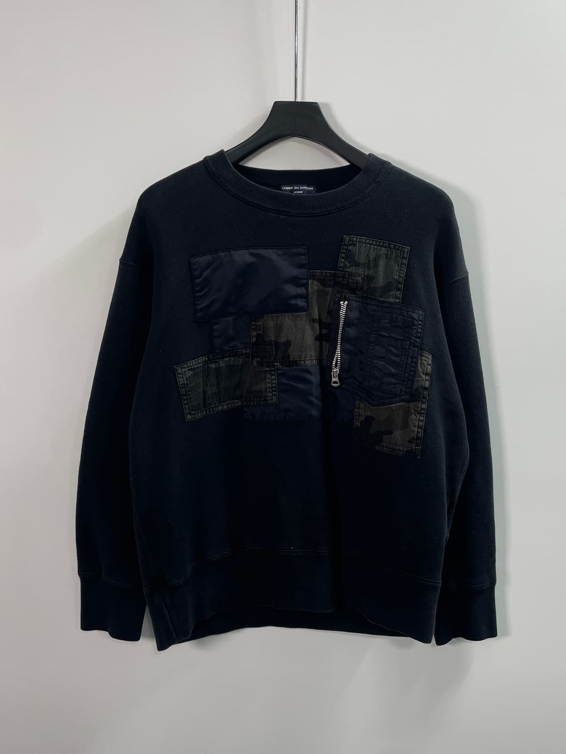 꼼데가르송 옴므 패치워크 맨투맨 (on.278) 상품이미지1