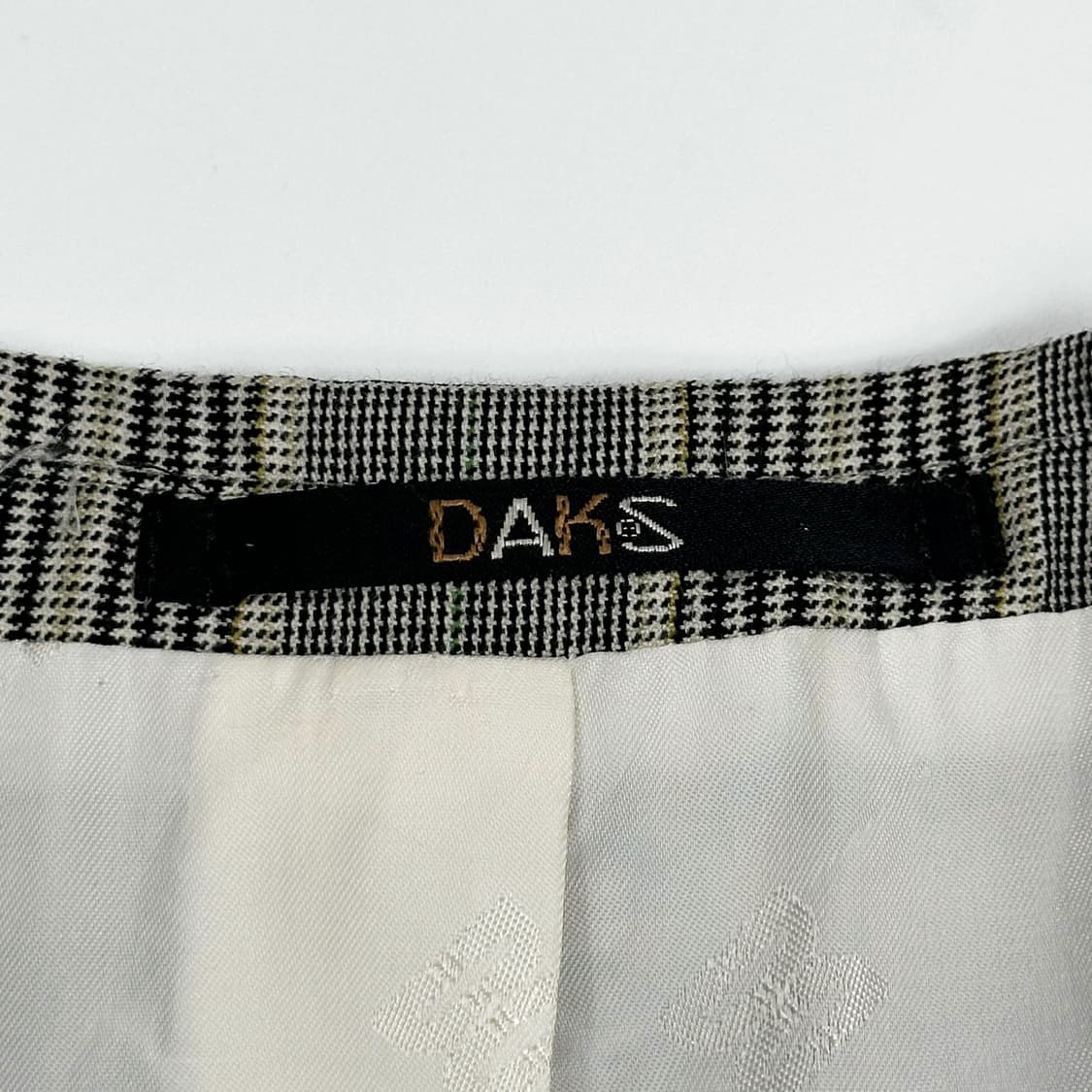 DAKS 닥스 클래식 체크패턴 투버튼 블레이져 여성M 상품이미지5