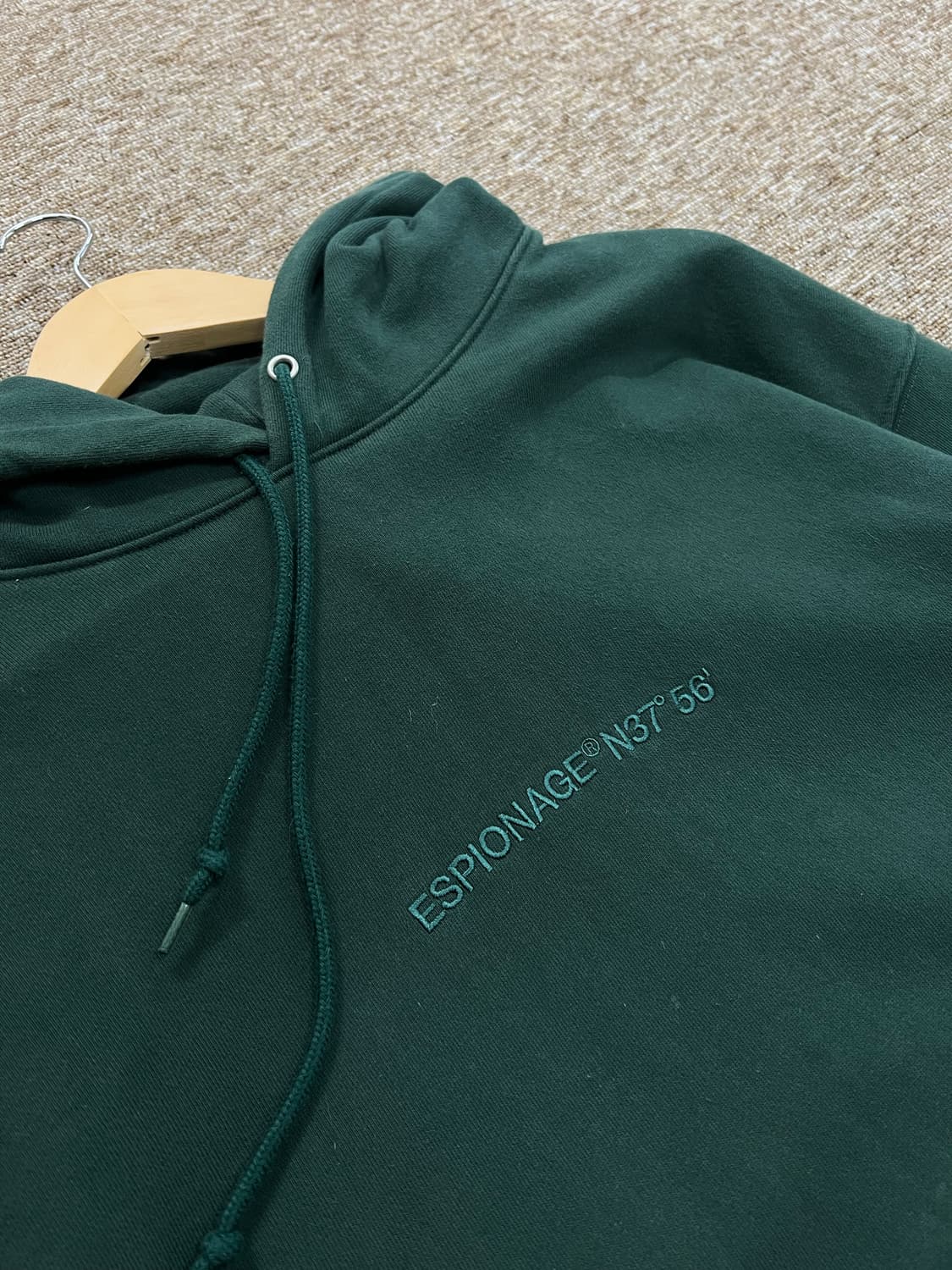 에스피오나지 그린 후드티 L 상품이미지3