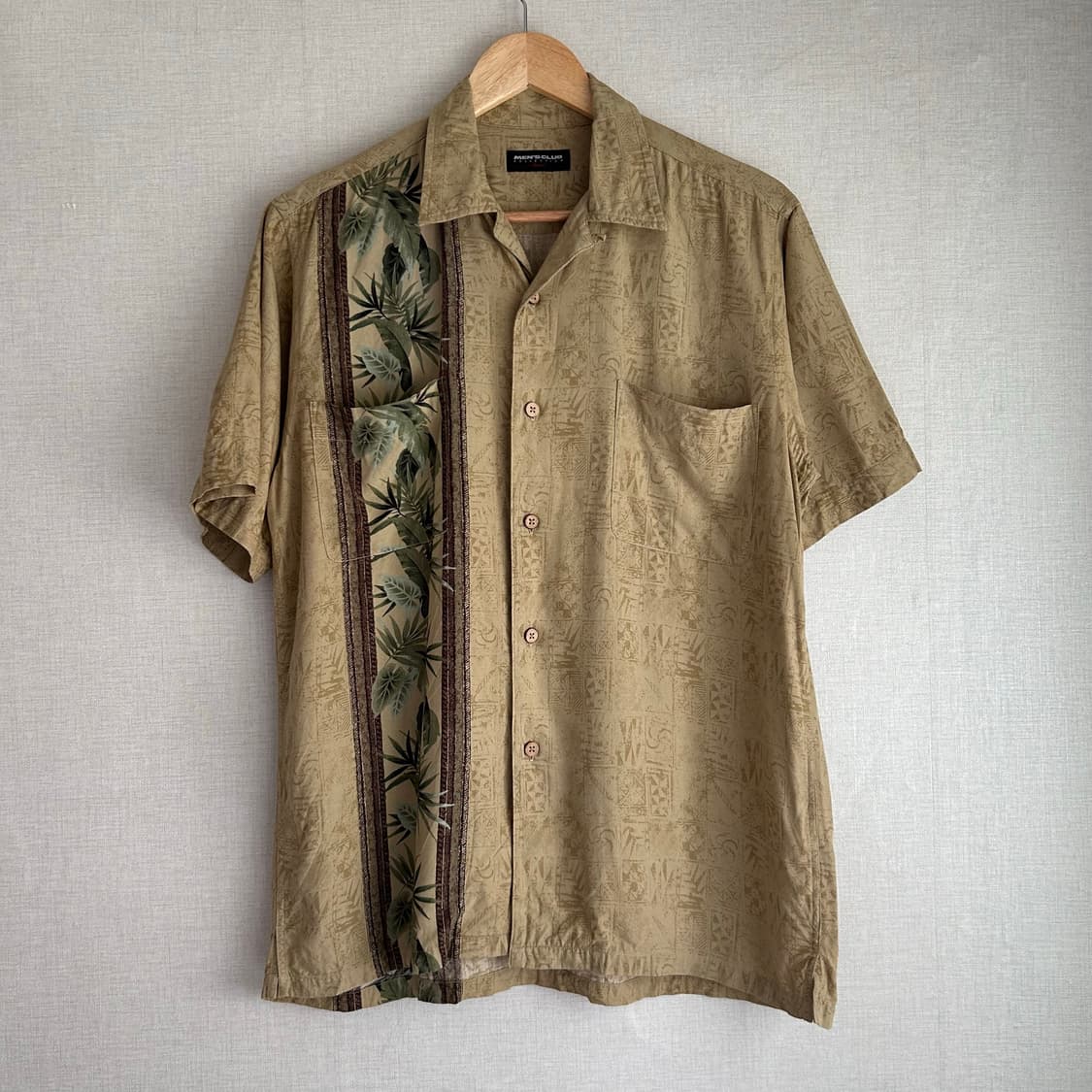 Vintage Leaf Pattern Hawaiian Shirts 상품이미지1