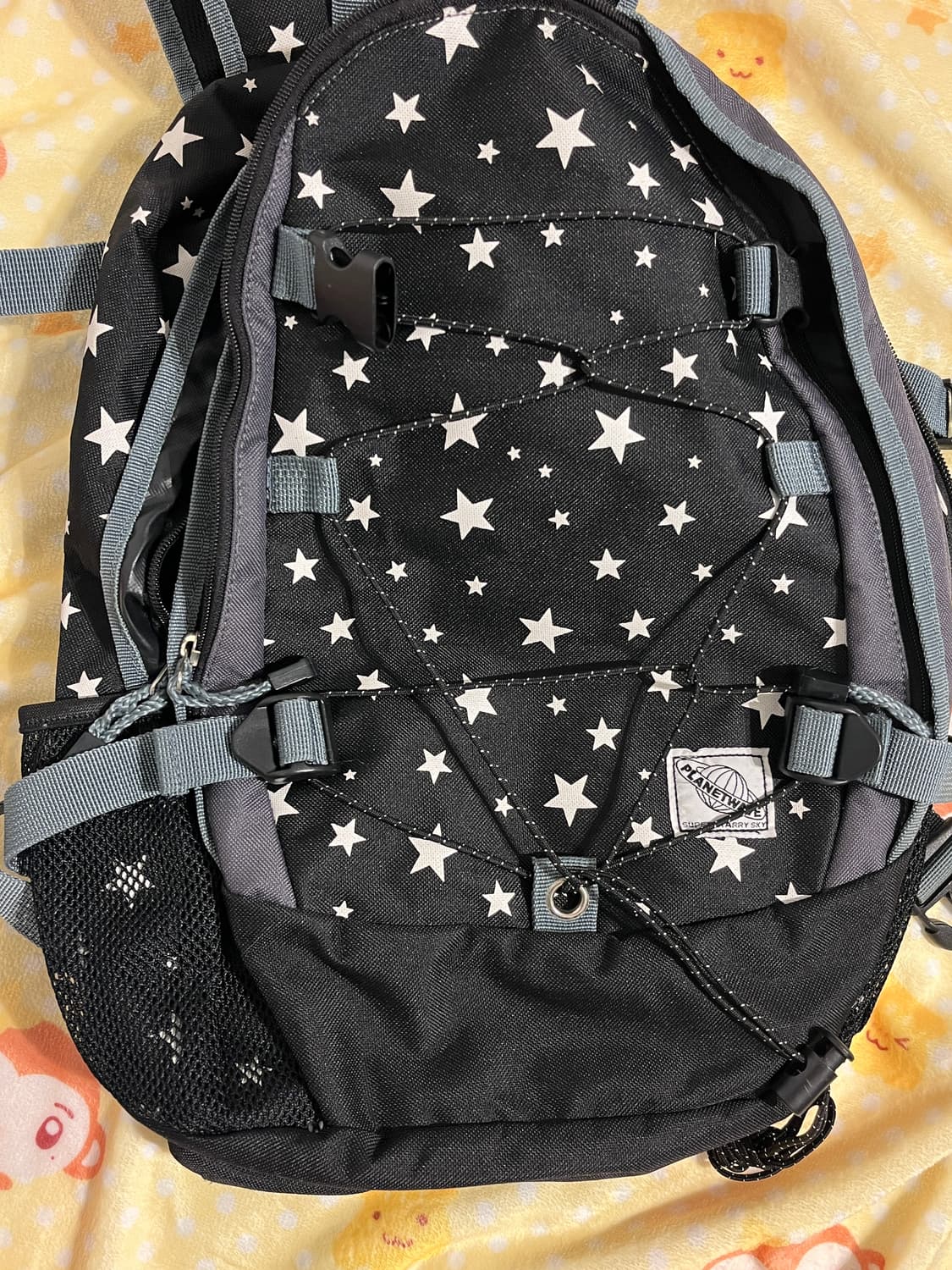블랙 별무늬 백팩 ⭐️ 상품이미지9