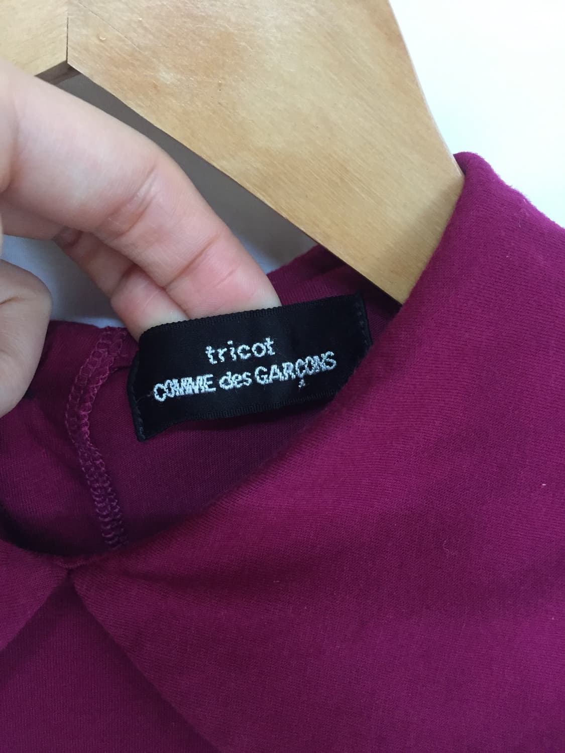 Comme des garcons tricot 피터팬 카라 반팔 블라우스 상품이미지3