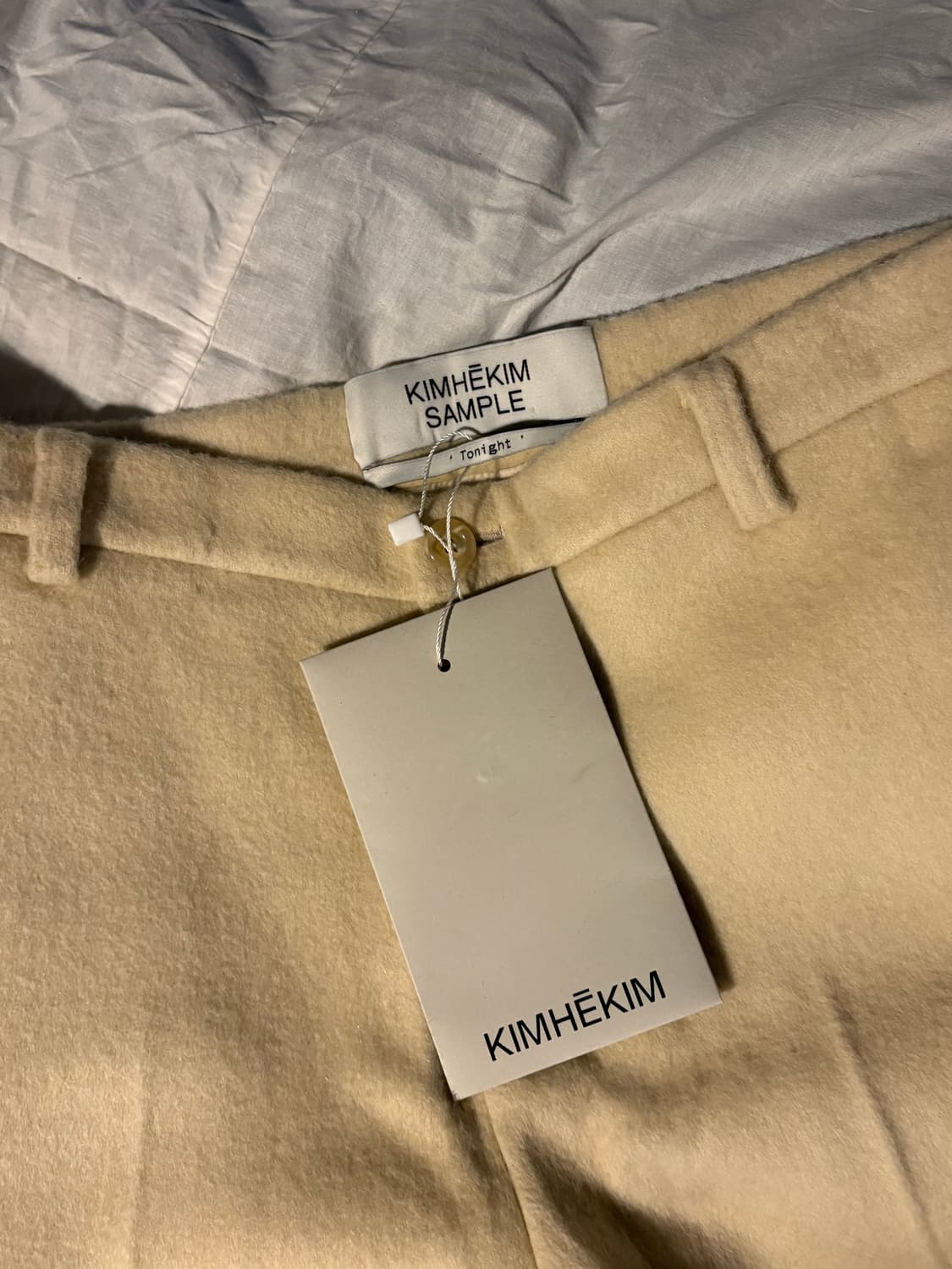 메종 김해김 남성 울 세미와이드 트라우저 (샘플) 상품이미지2