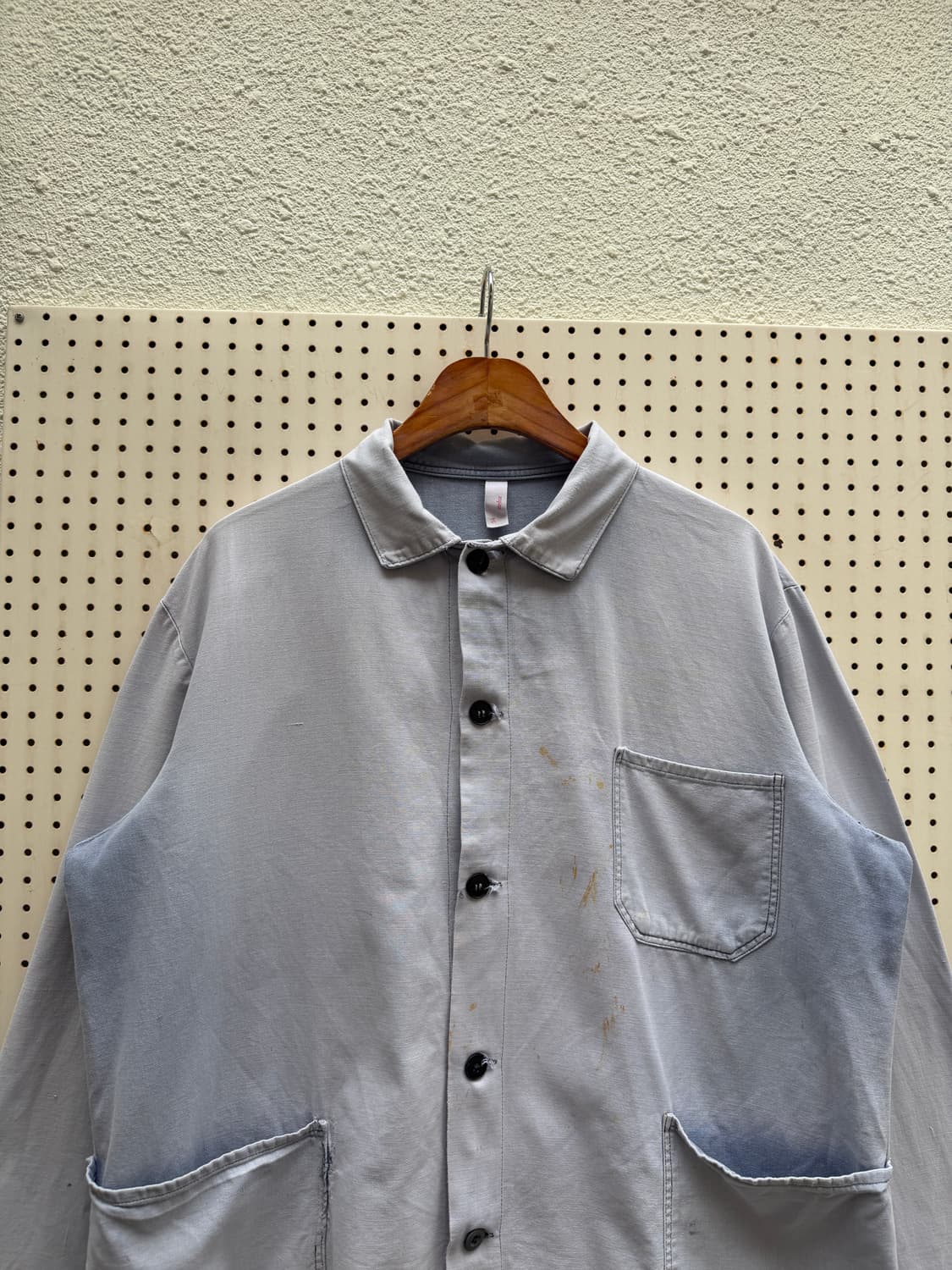 1970s SUN BLEACHED HARD FADED 빈티지프렌치워크자켓 상품이미지6
