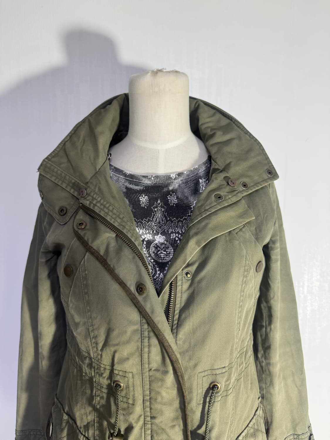 빈티지 밀리터리 야상 코트 y2k lgb goa 상품이미지6