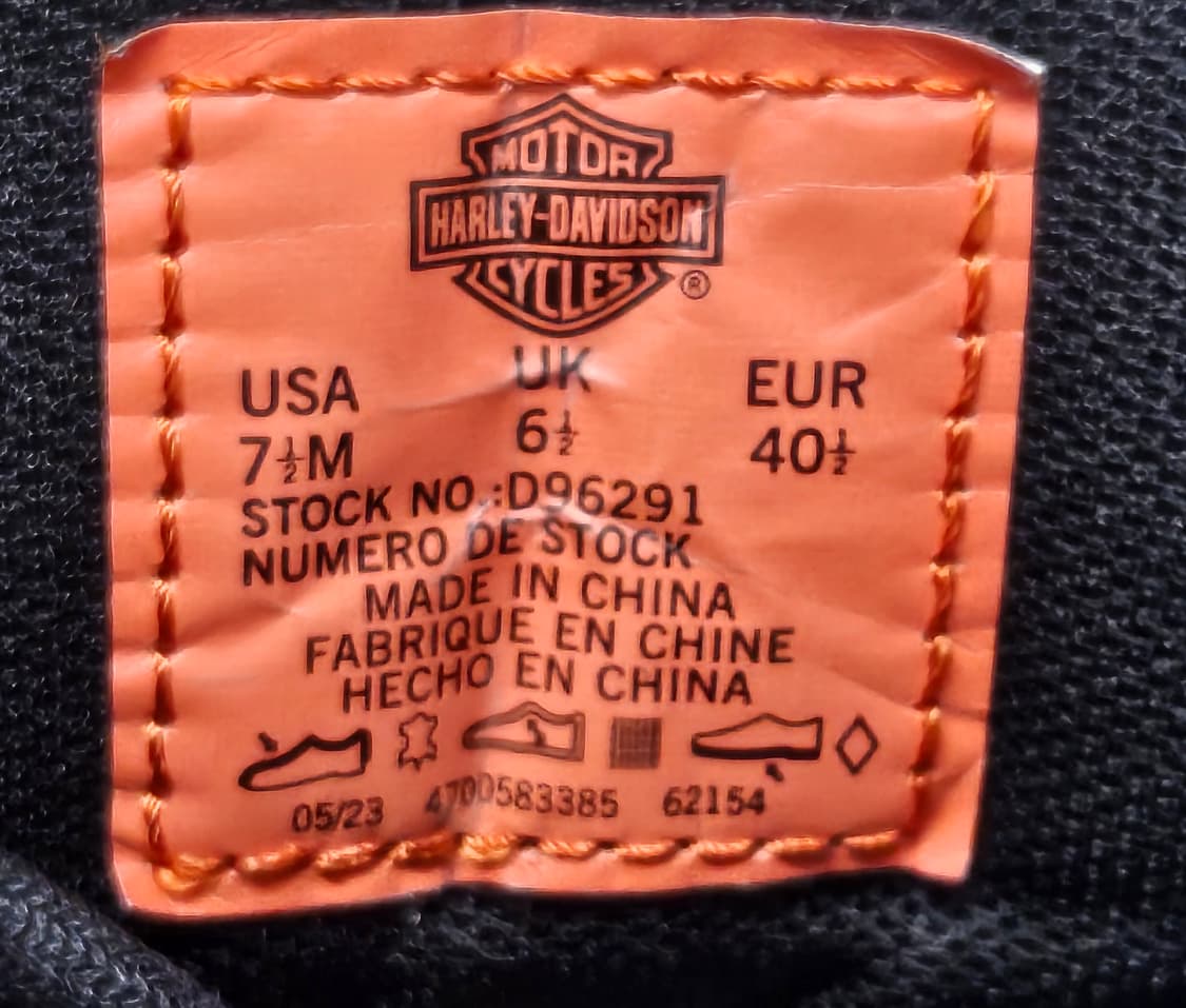 할리데이비슨 남성부츠 255 보우부츠120주년 기념판 SD88 상품이미지9