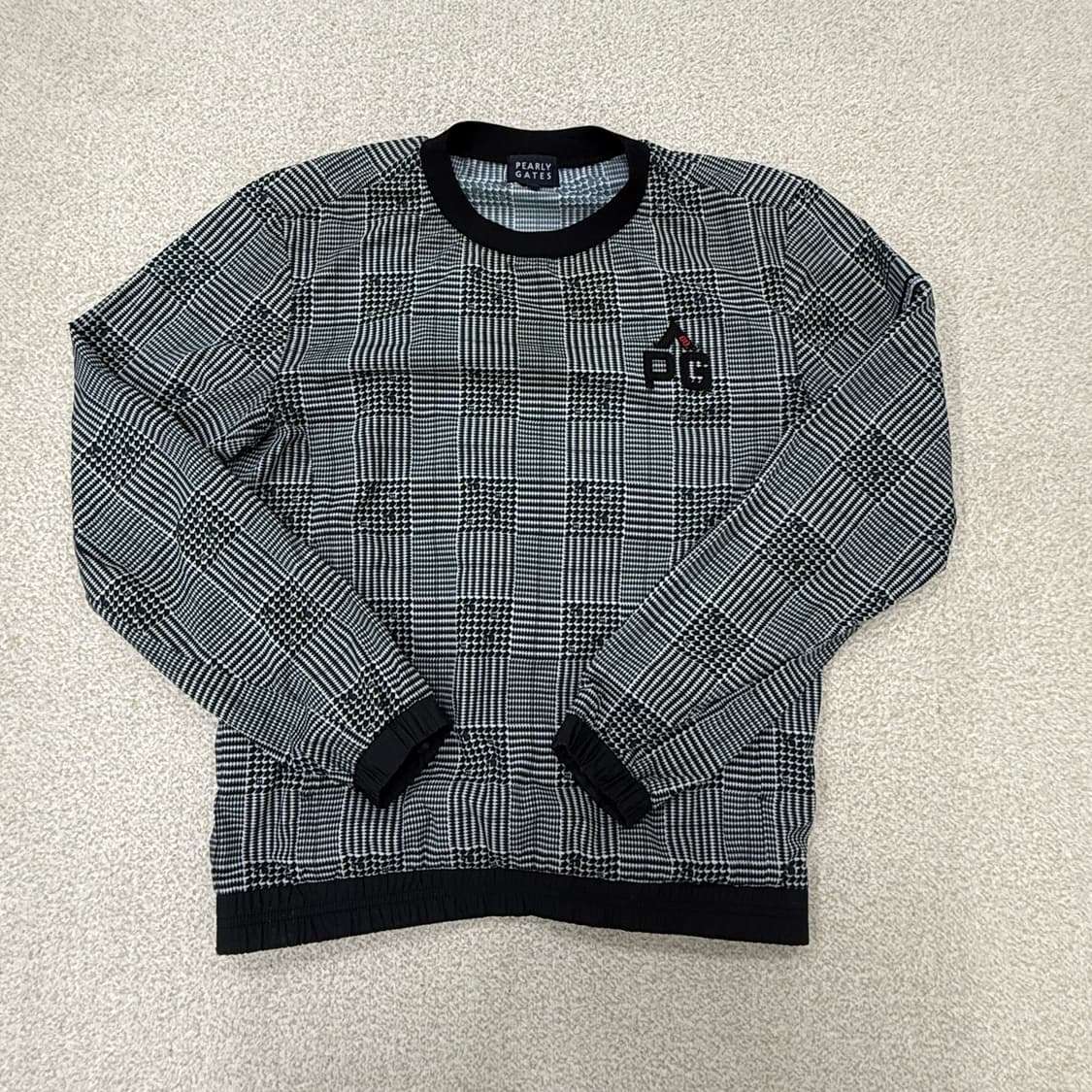 [4] 파리게이츠 골프 패턴 맨투맨 1226T1 상품이미지1