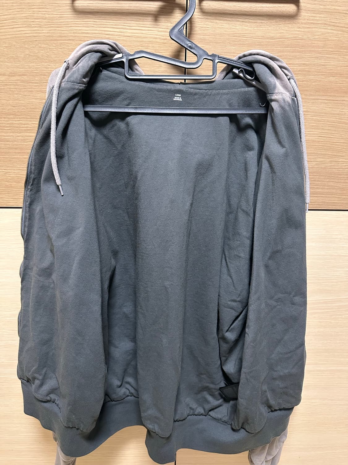 이지갭 후드집업 h14b 포에틱그레이 l사이즈 상품이미지6