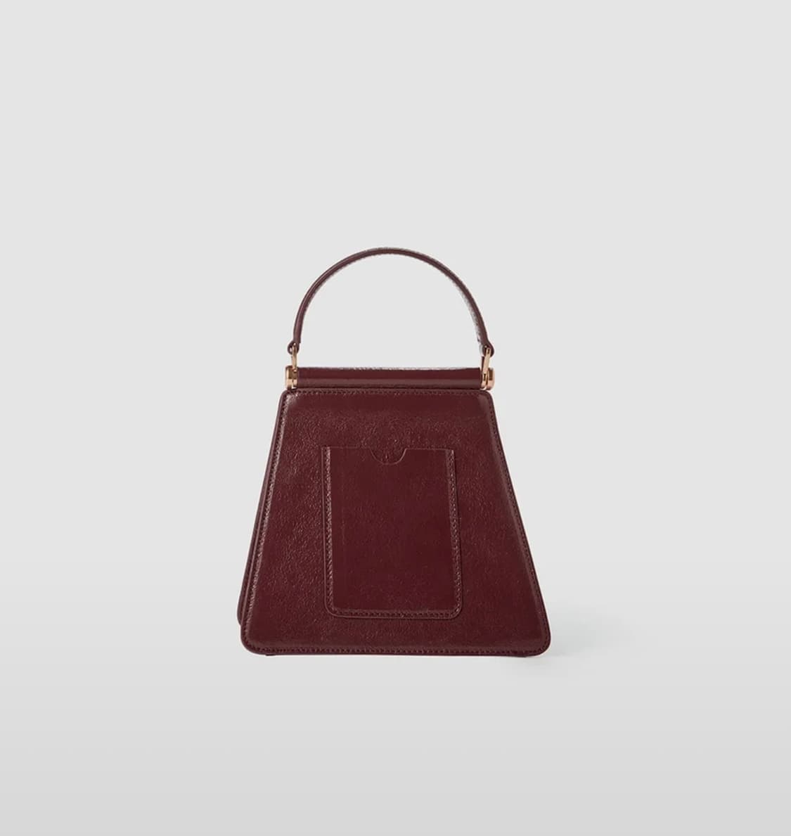 (새제품) 코이무이 소가죽 clip bag 버건디 상품이미지4