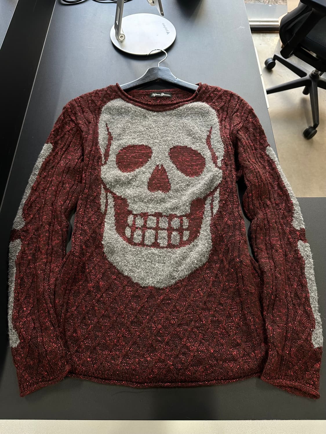 히스테릭글래머 스컬 본 니트 상품이미지5