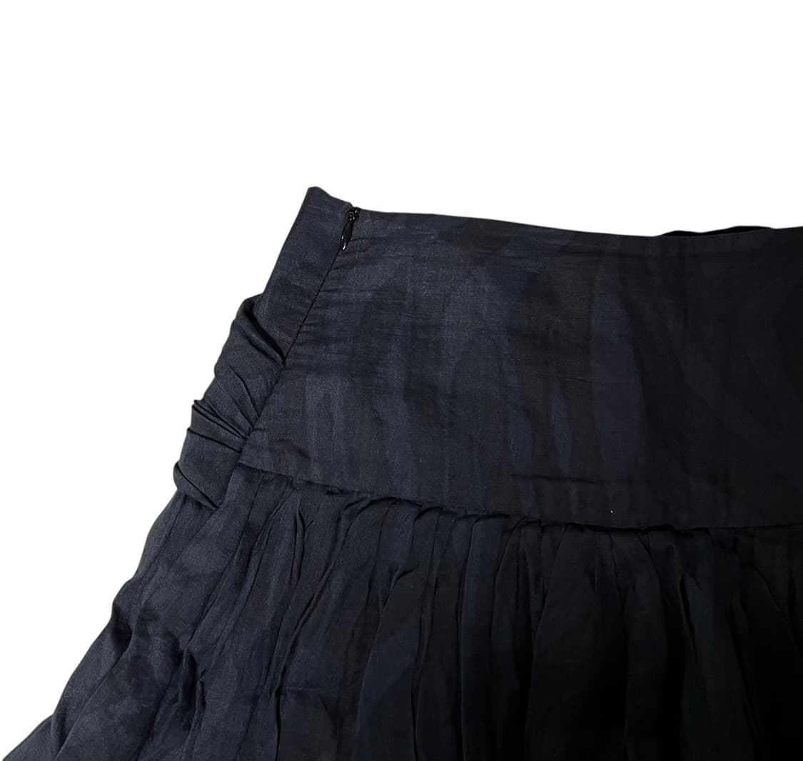 (새상품)IRO 이로 블랙 셔링 프릴스커트 36 상품이미지4