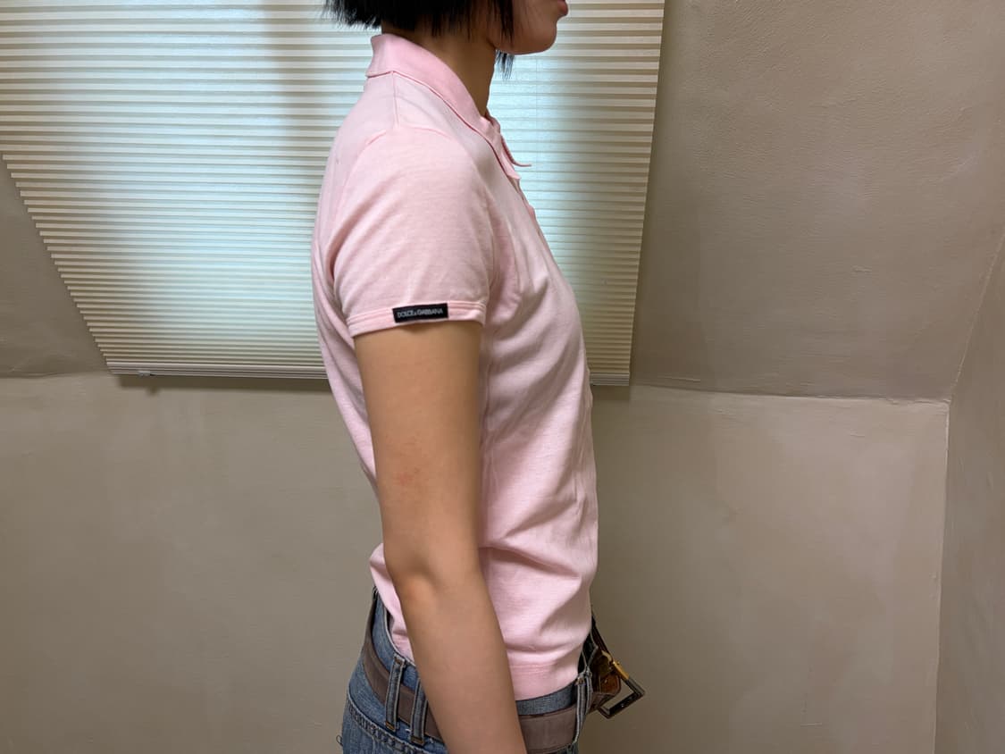 돌체앤가바나 스냅 폴로 티셔츠 상품이미지2