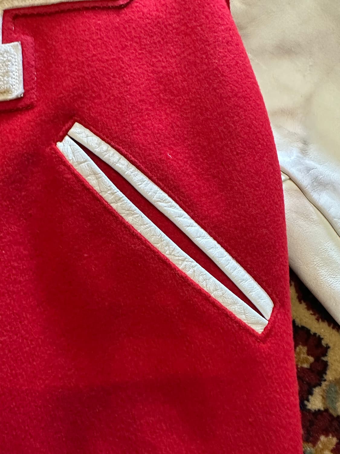 70s 리얼 빈티지 "Central Track Team" 바시티 자켓  상품이미지3