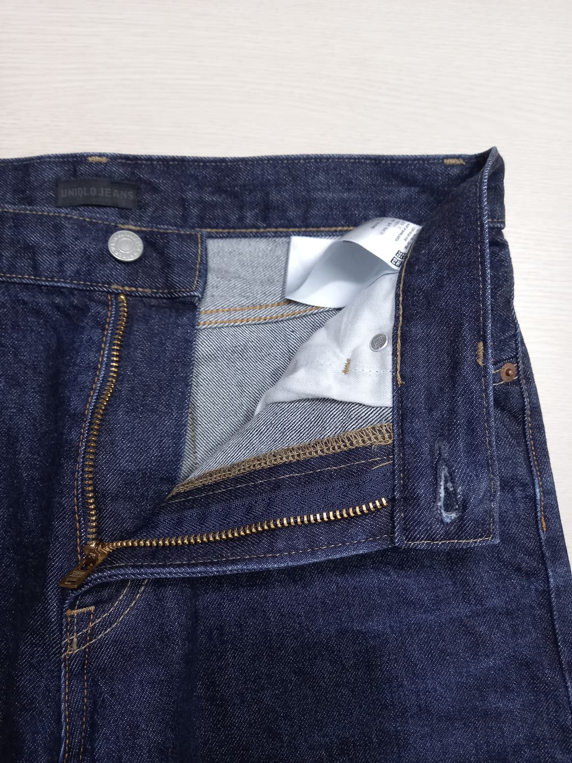 30 유니끌로 셀비지 일자진 진청 30-146 상품이미지6