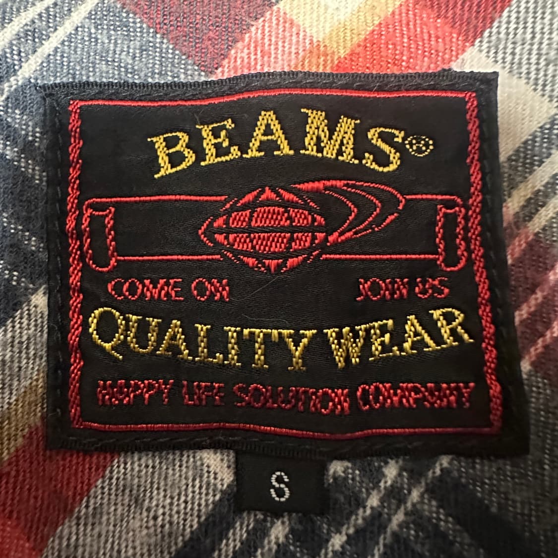 BEAMS check shirt 상품이미지3