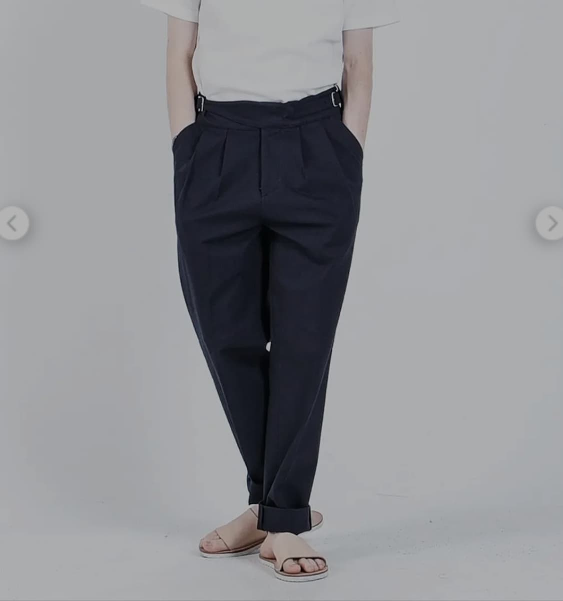 비슬로우 구르카 핀턱 팬츠 32in _ 남성 상품이미지1