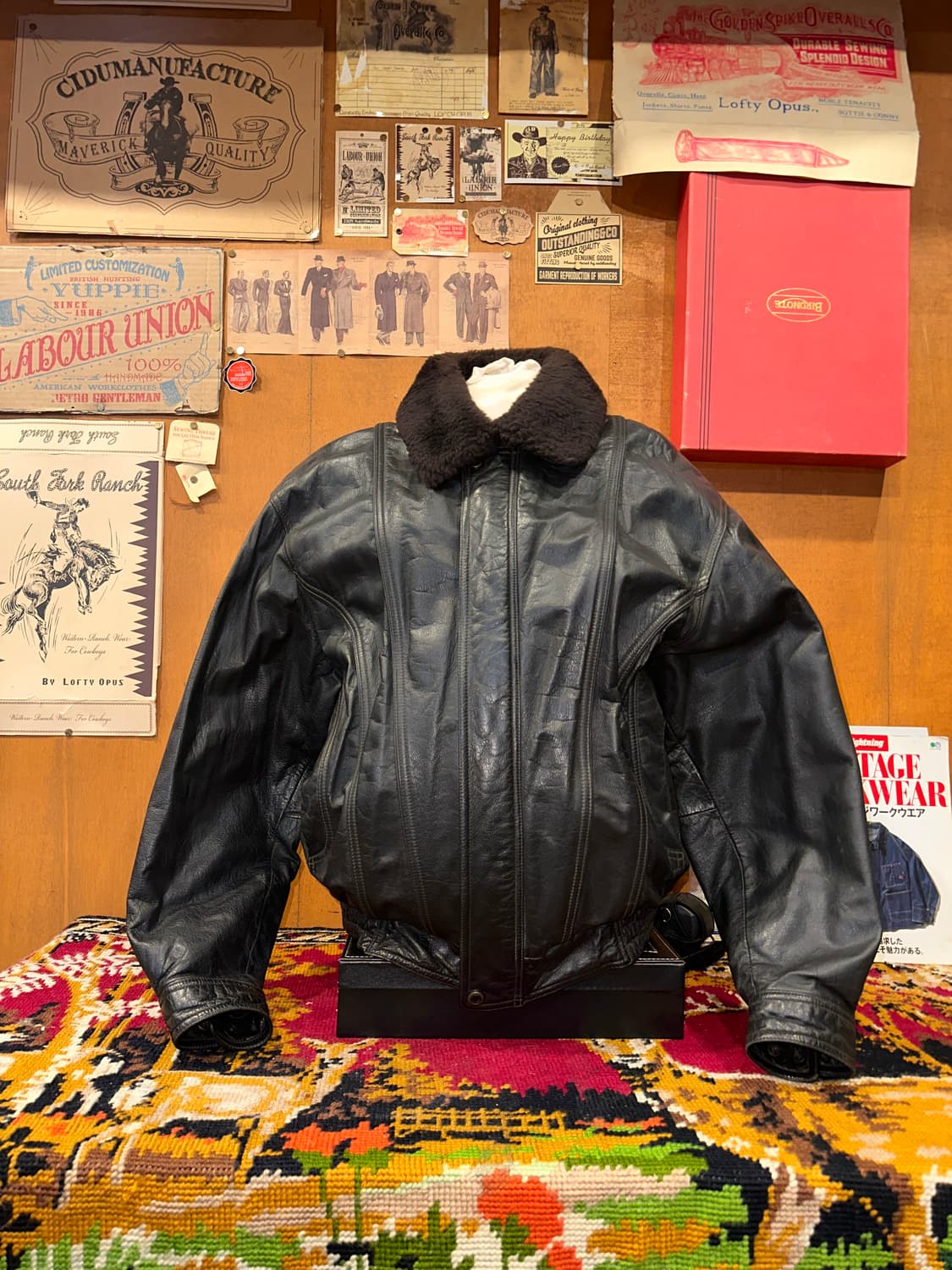 ( L-XL ) 가죽자켓 레더자켓 봄버자켓 양가죽 소가죽 a2가죽자켓 상품이미지3