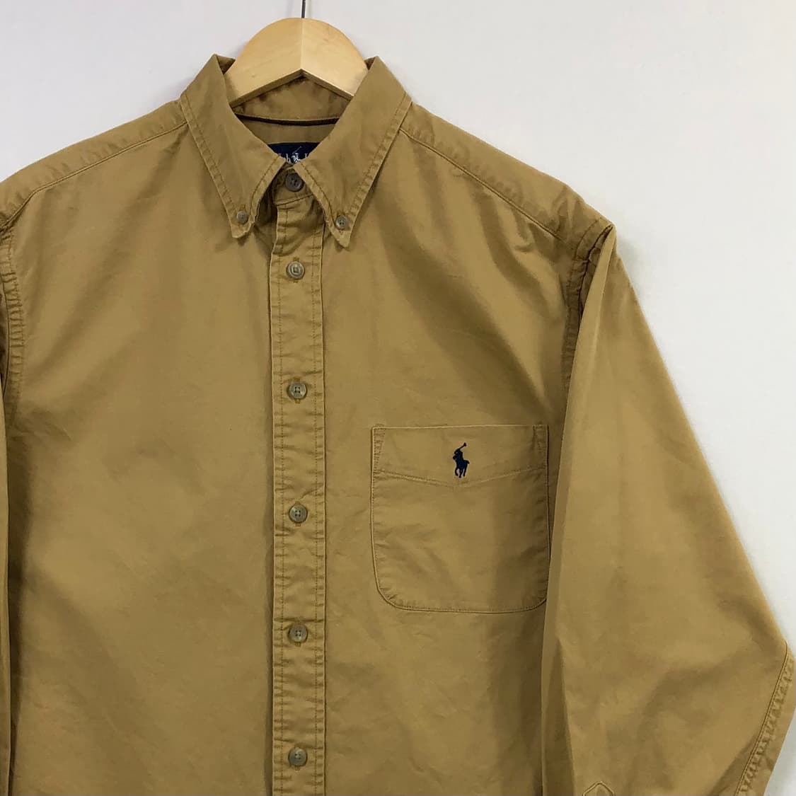 L 폴로 솔리드코튼 셔츠 상품이미지1