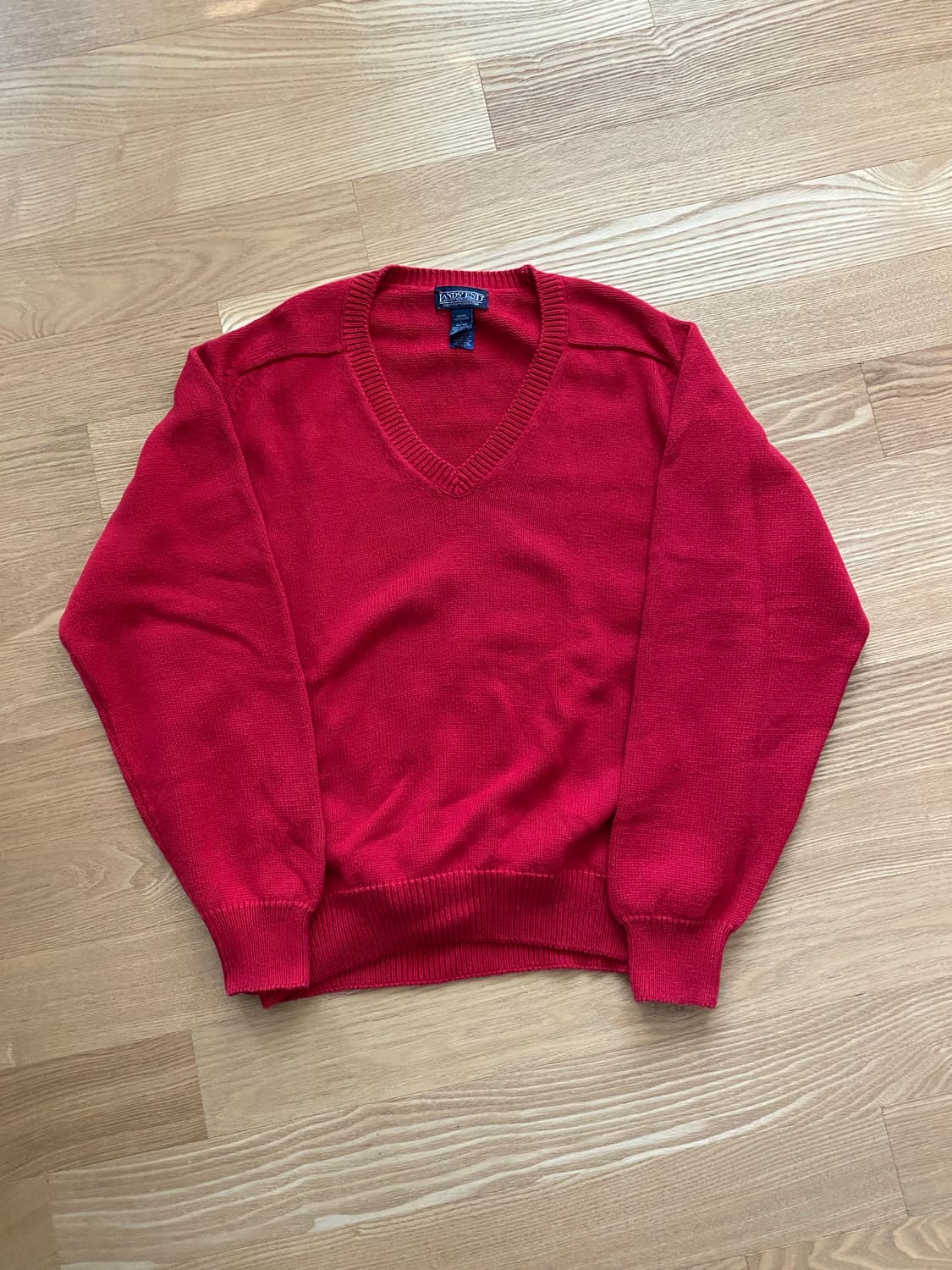 90년대 랜즈엔드 코튼 스웨터 (Made in USA) 상품이미지1