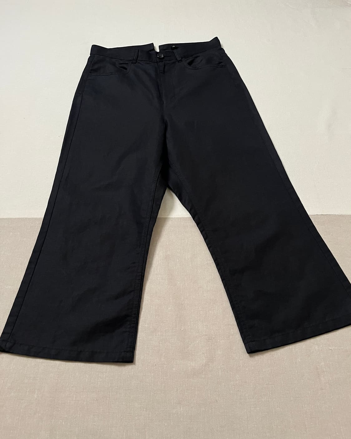 꼼데가르송 플레어 배기 크롭팬츠 Comme des garcons 상품이미지6