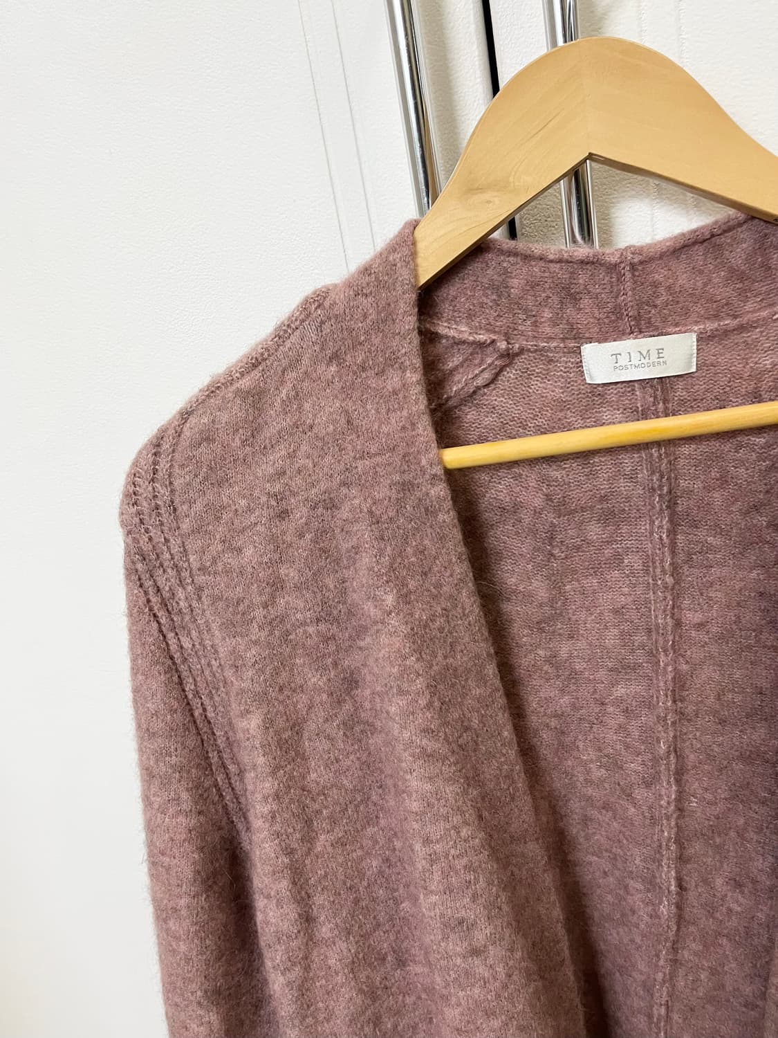 한섬 타임 알파카 블레디드 롱 가디건 상품이미지3