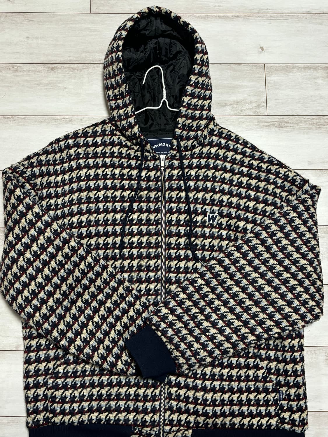 위캔더스 니트 후드집업 M 상품이미지2