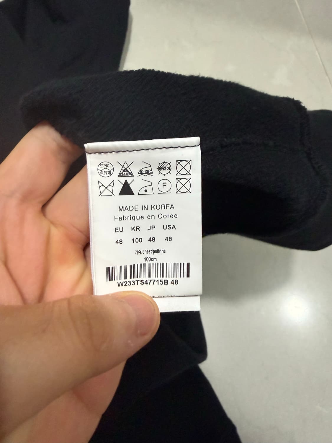 [당일출고,48사이즈] 우영미 백로고 후드집업 상품이미지5