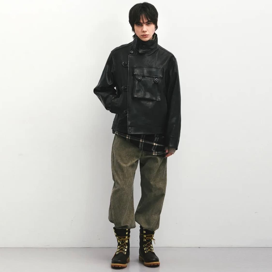 이스트로그 모터사이클 레더 점퍼 상품이미지5