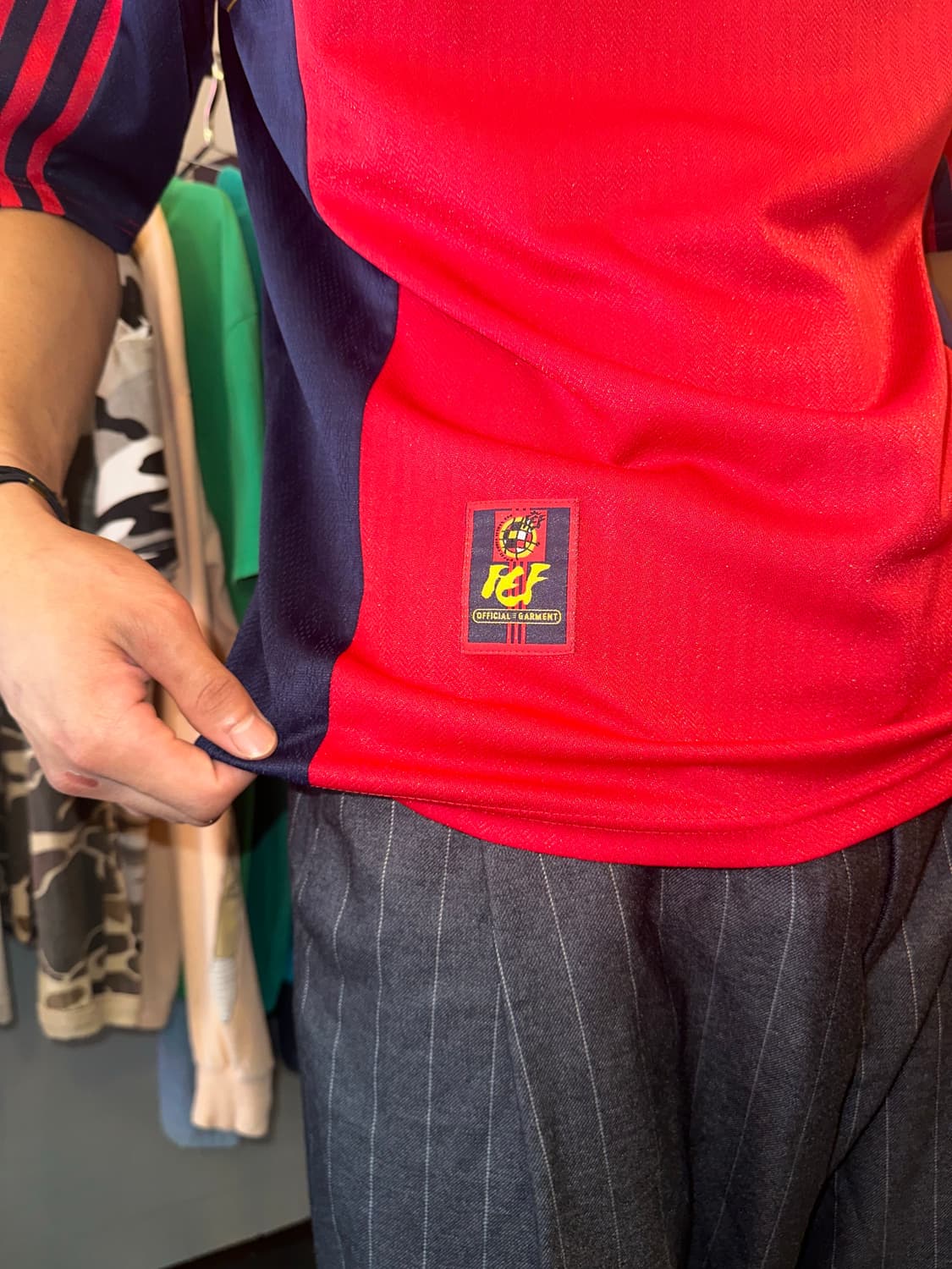 98-99’s Adidas Spain Home Uniform Jersey 상품이미지8