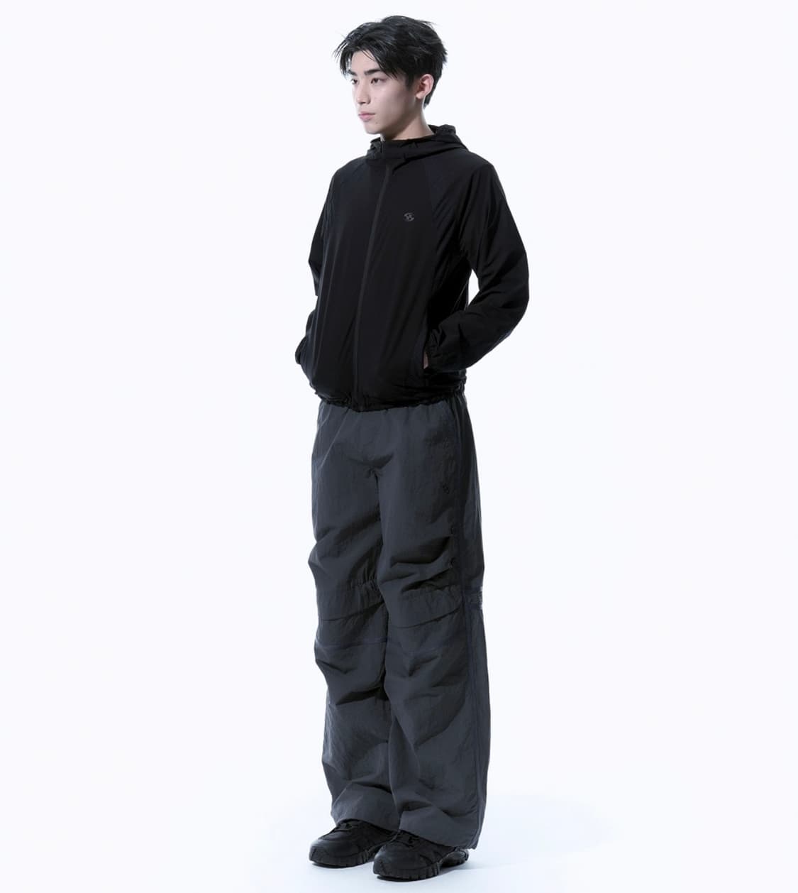 산산기어 테이프드 버튼 팬츠 차콜 Sansan Gear 상품이미지2