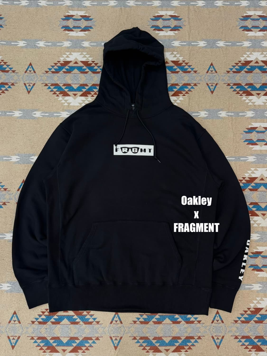 [L][105] 프라그먼트 x 오클리 후드 블랙 상품이미지1