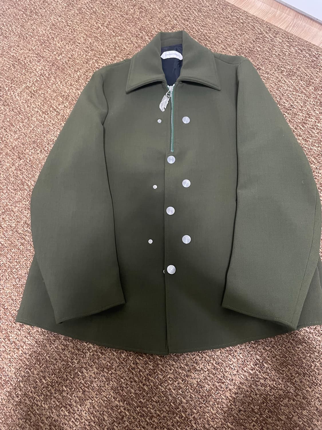 나마체코 타우더 자켓 모스그린 S 상품이미지2