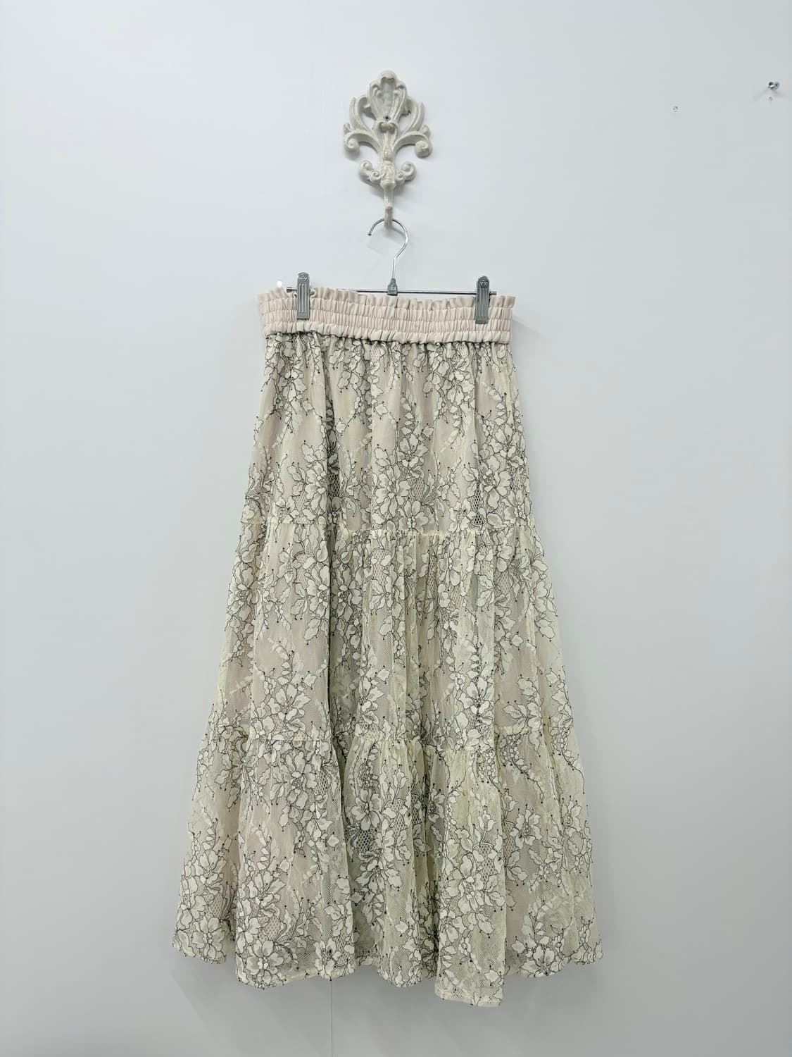Flower race long skirt 상품이미지3