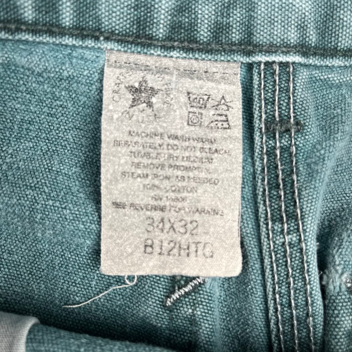 올드 칼하트 카펜터 팬츠 헌터그린 상품이미지3