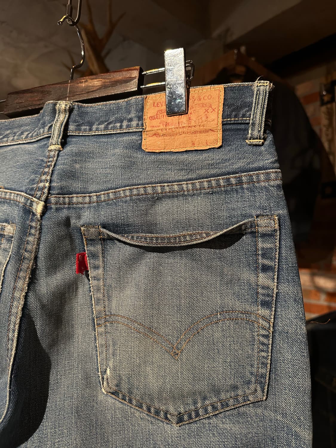 70s Levis 517 Big E Denim Pants 상품이미지8